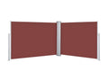 Auvent latéral rétractable Marron 120x1000 cm USEA05776