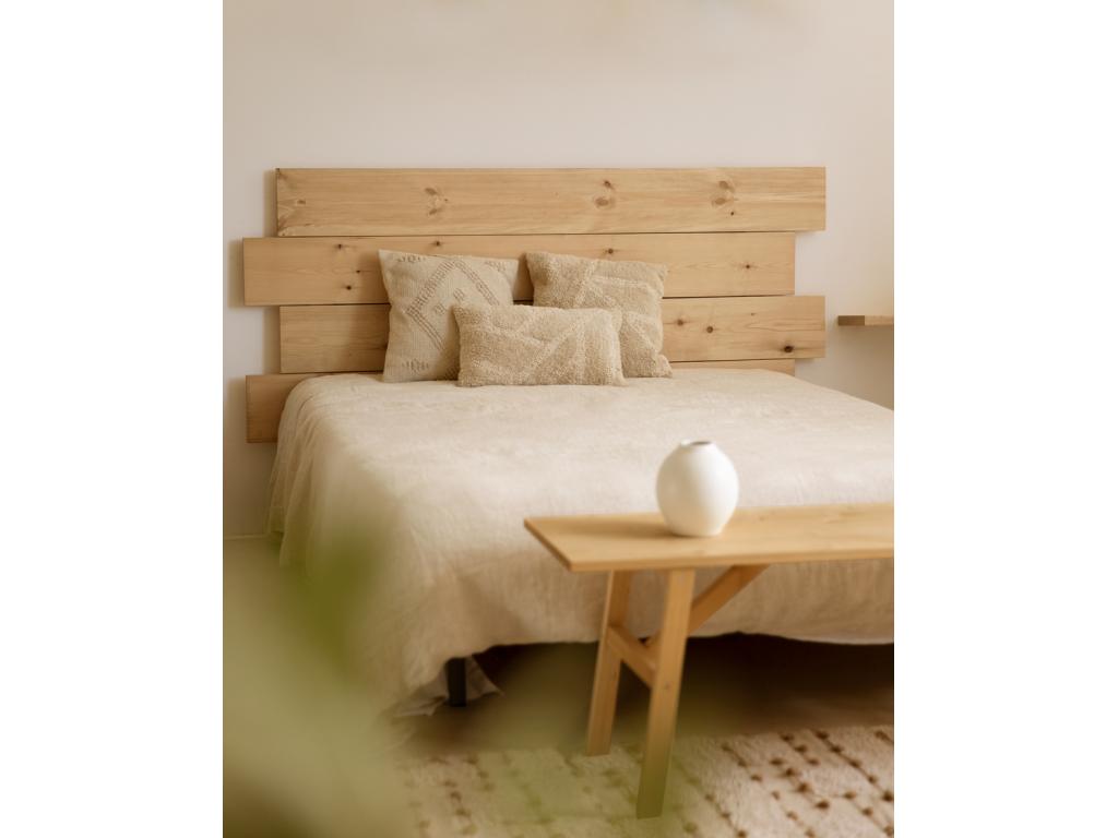 Tête de lit en bois de pin brun clair 200x80cm - Decohaute ZEMZ62478