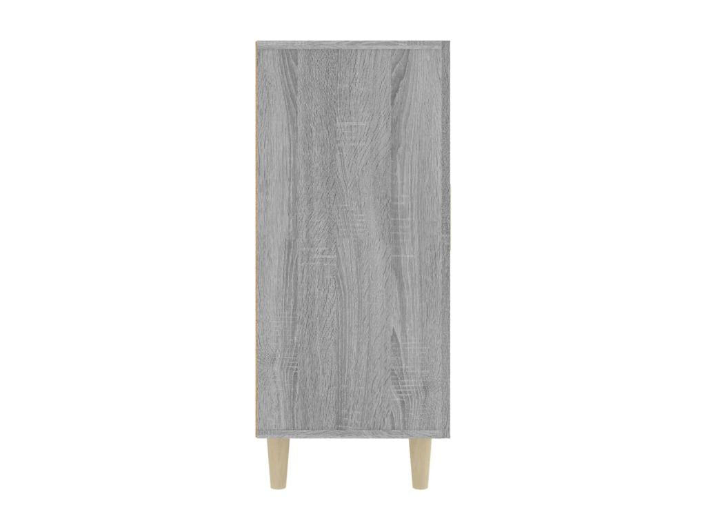 Buffet Decohaute gris 90x34x80 cm bois d'ingénierie DSBL49637