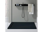 Receveur de douche Noir finition Lisse Domopure SMART grille de couleur - 160x70 cm QJOG75142