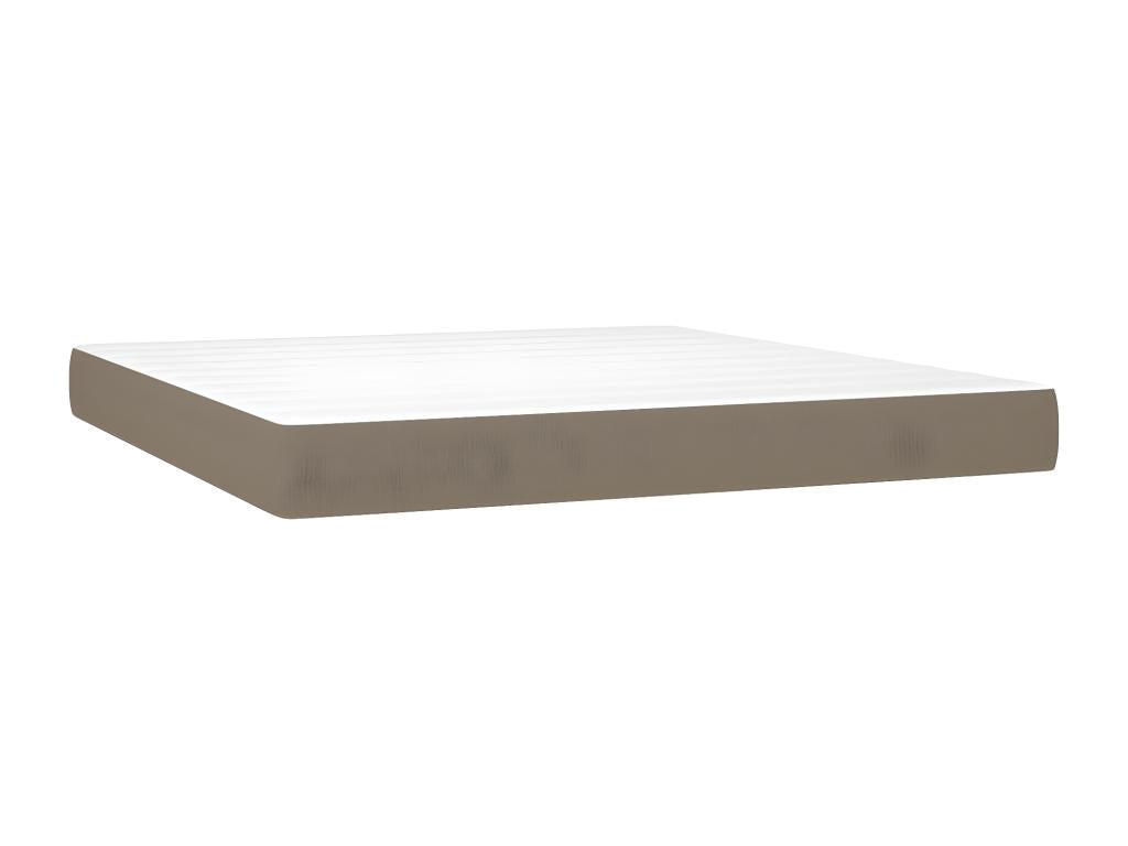 Lit à sommier tapissier avec matelas Decohaute 160x200 cm Tissu DAHK74948