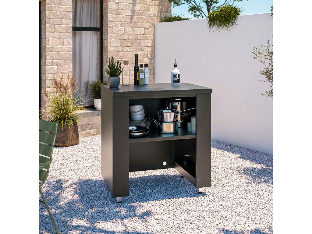 Cuisine d'extérieur 3 éléments avec évier OYHR64824