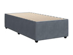 Sommier à Decohaute de lit avec matelas Gris foncé 100x200 cm XJXN77364