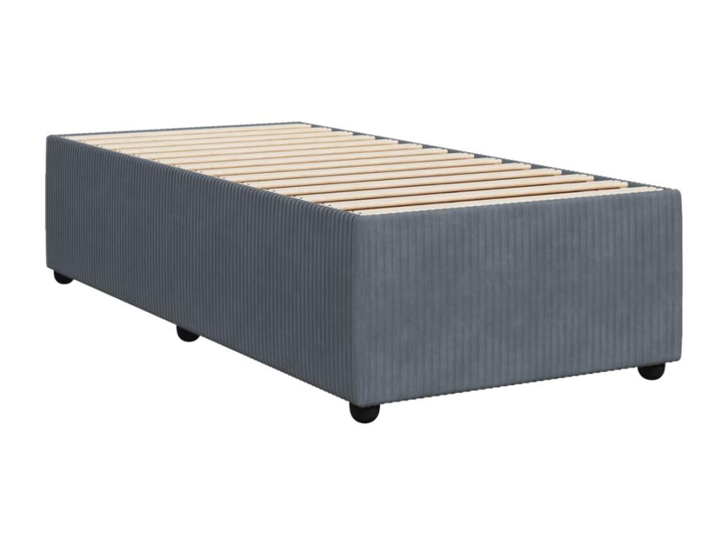 Sommier à Decohaute de lit avec matelas Gris foncé 100x200 cm XJXN77364
