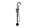 Robinet mitigeur baindouche sur pied Domopure noir mat RCEK02427