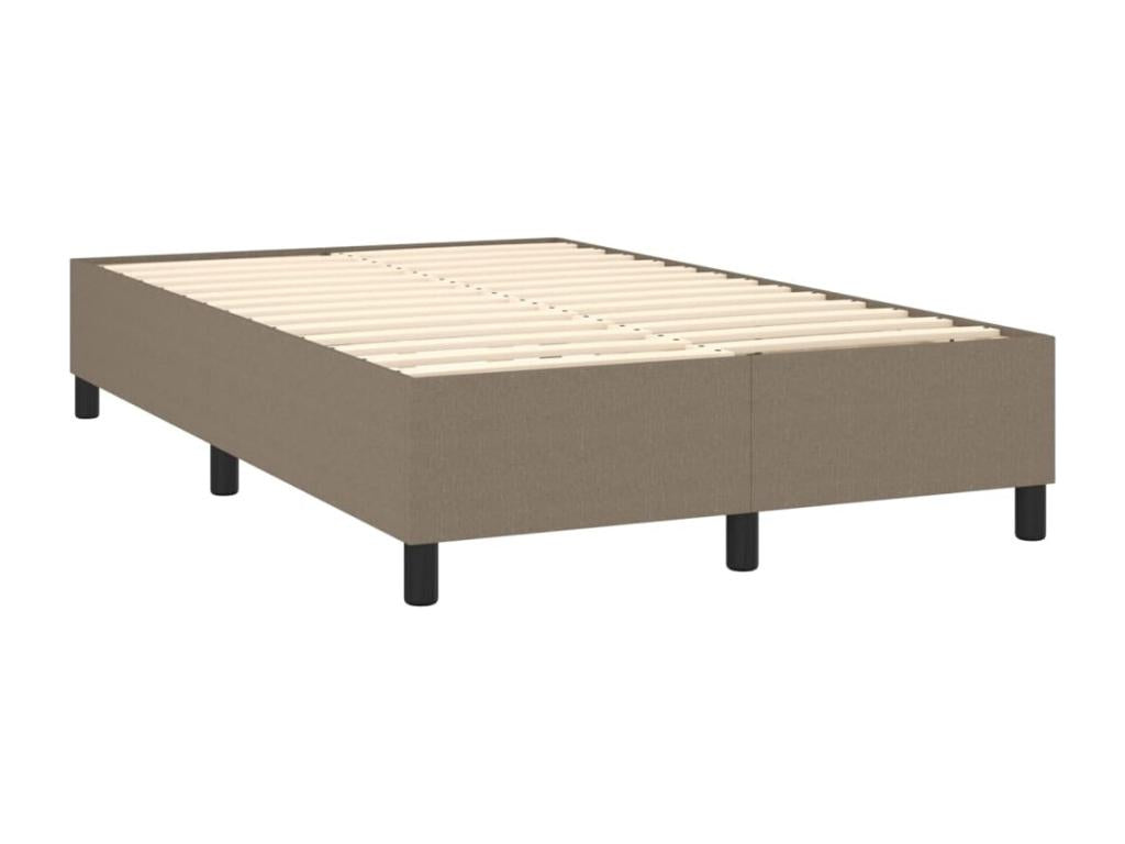 Sommier tapissier avec matelas et LED Decohaute 120x200 cm Tissu WZYN28772