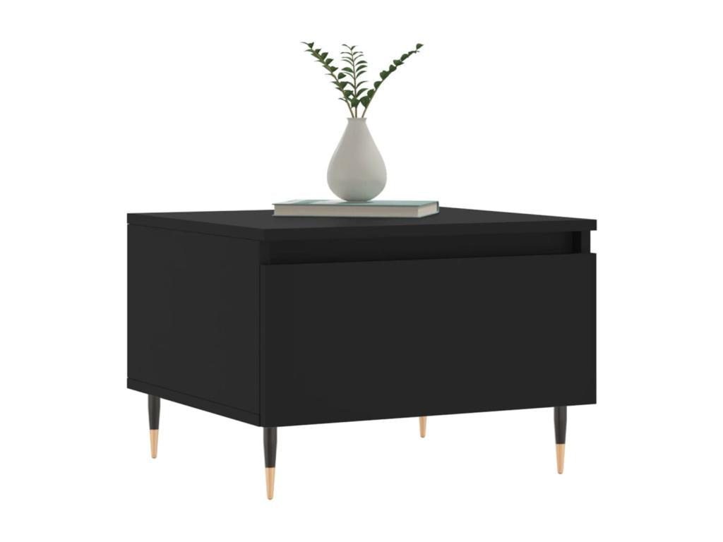 Tables basses 2 pièces noir 50x46x35 cm bois d'ingénierie NBSG31465