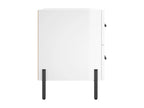 Tables de chevet 2 pcs blanc brillant 40x35x47.5 VVXK76598