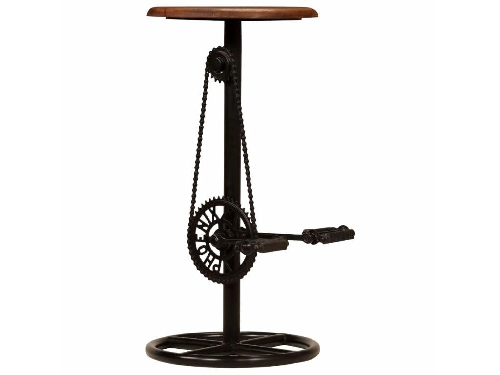 Chaises de bar 2 pcs Bois de manguier solide 2 PCAS90984