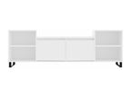 Meuble TV Blanc 160x35x55 cm Bois d'ingénierie YSQS23513