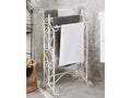 Porte-serviettes Domopure Métal Blanc YBXQ35241