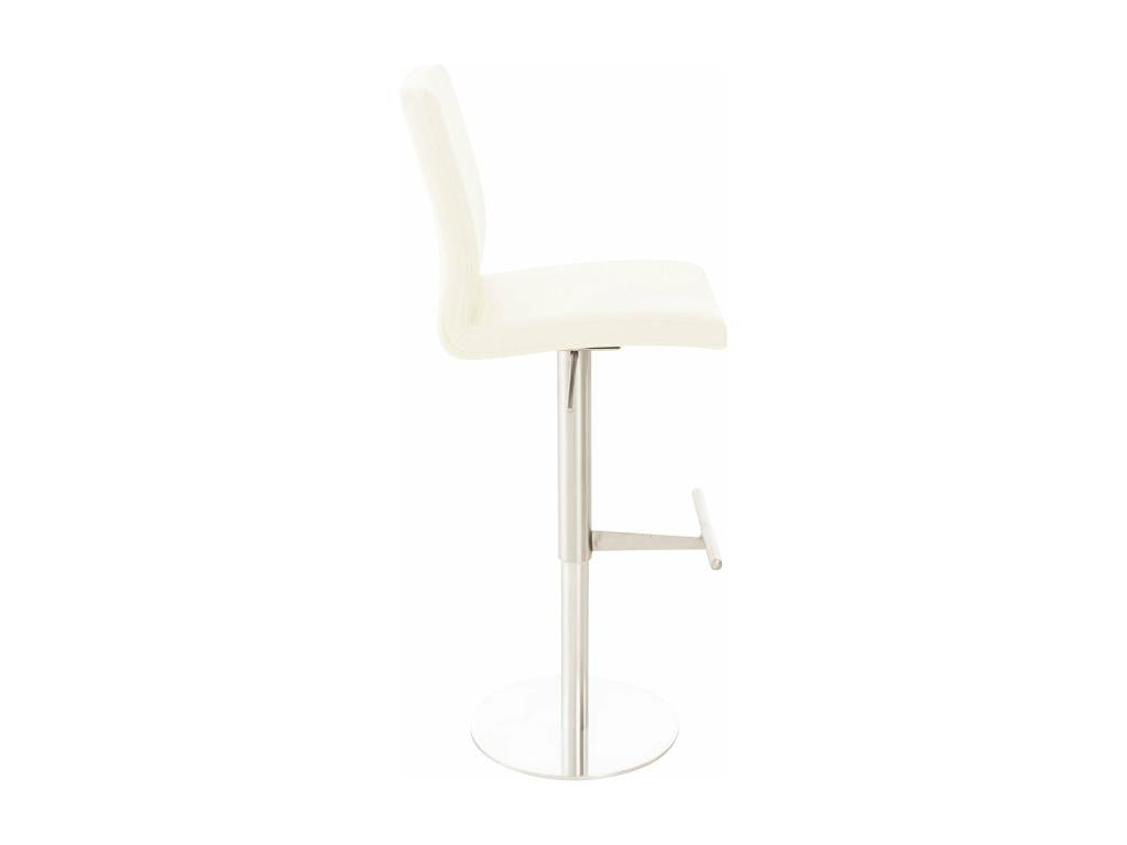 Tabouret de bar x1 métal crème 40x49x93 cm 10 0004562 CXTD18908
