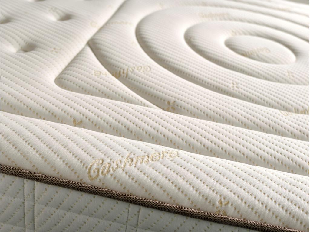 Matelas 90x190 Domopure Cachemire Impérial Fibres Naturelles Hauteur 26 Cm /2 VDLA76346