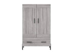 Buffet haut Chicyla gris 69,5x31x115 cm bois d'ingénierie BZSC05689