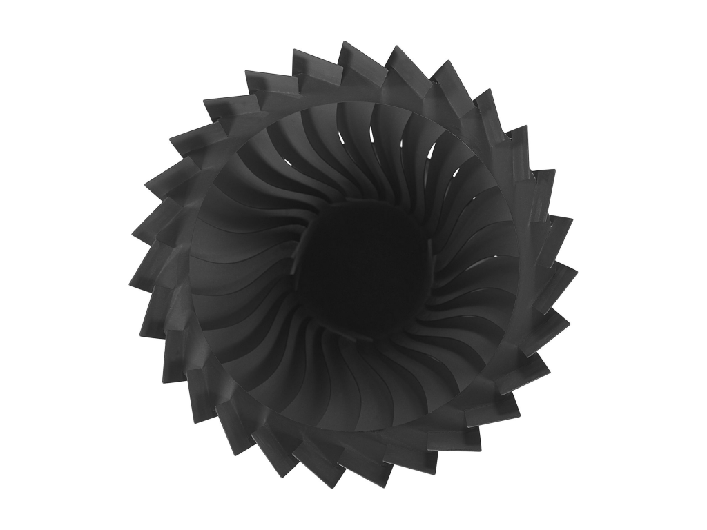 Braséro design en acier noir Decohaute TTVQ23504