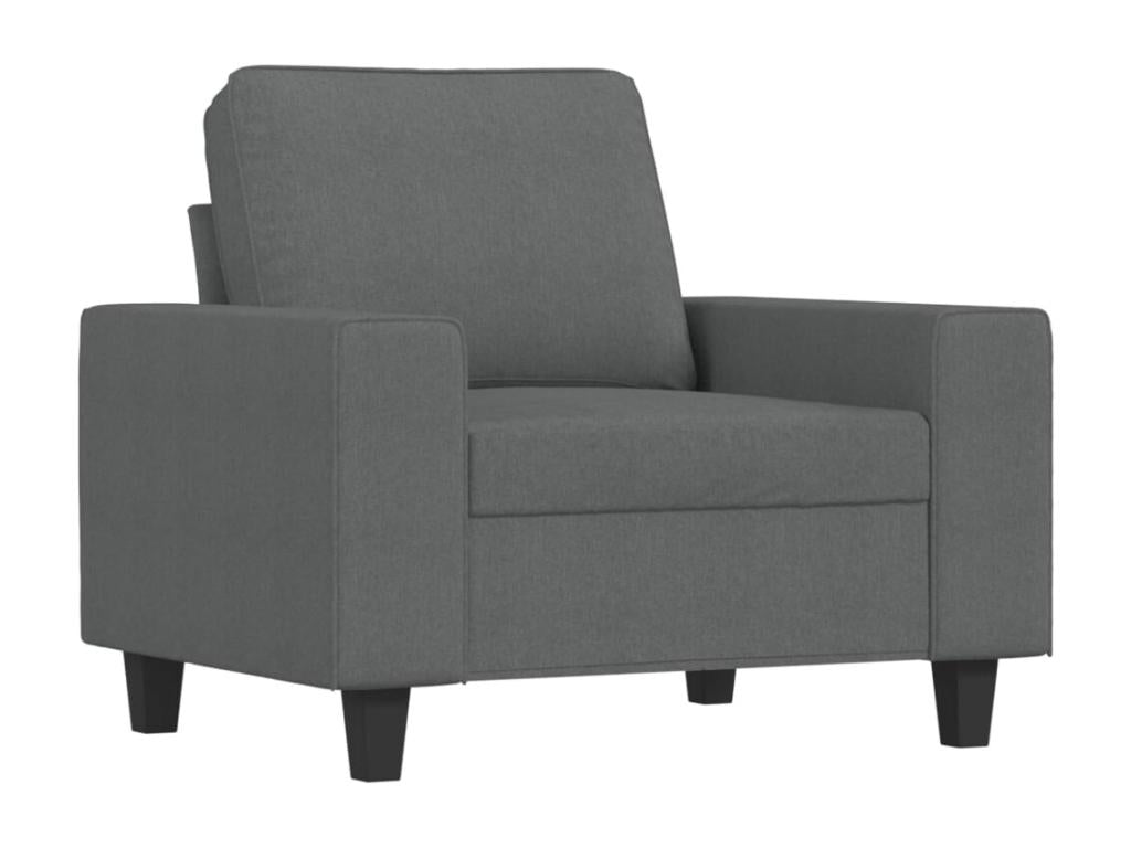 Fauteuil Gris foncé 60 cm Tissu BUYO48771