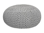 Pouf Decohauteé Coton L Gris clair WQLP41832