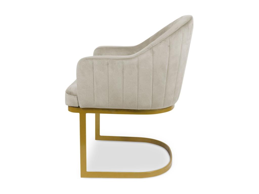 Fauteuil en Velours Design Decohaute 71cm Decohaute JIRY80105