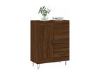 Buffet chêne marron 69,5x34x90 cm bois d'ingénierie WUPC45619