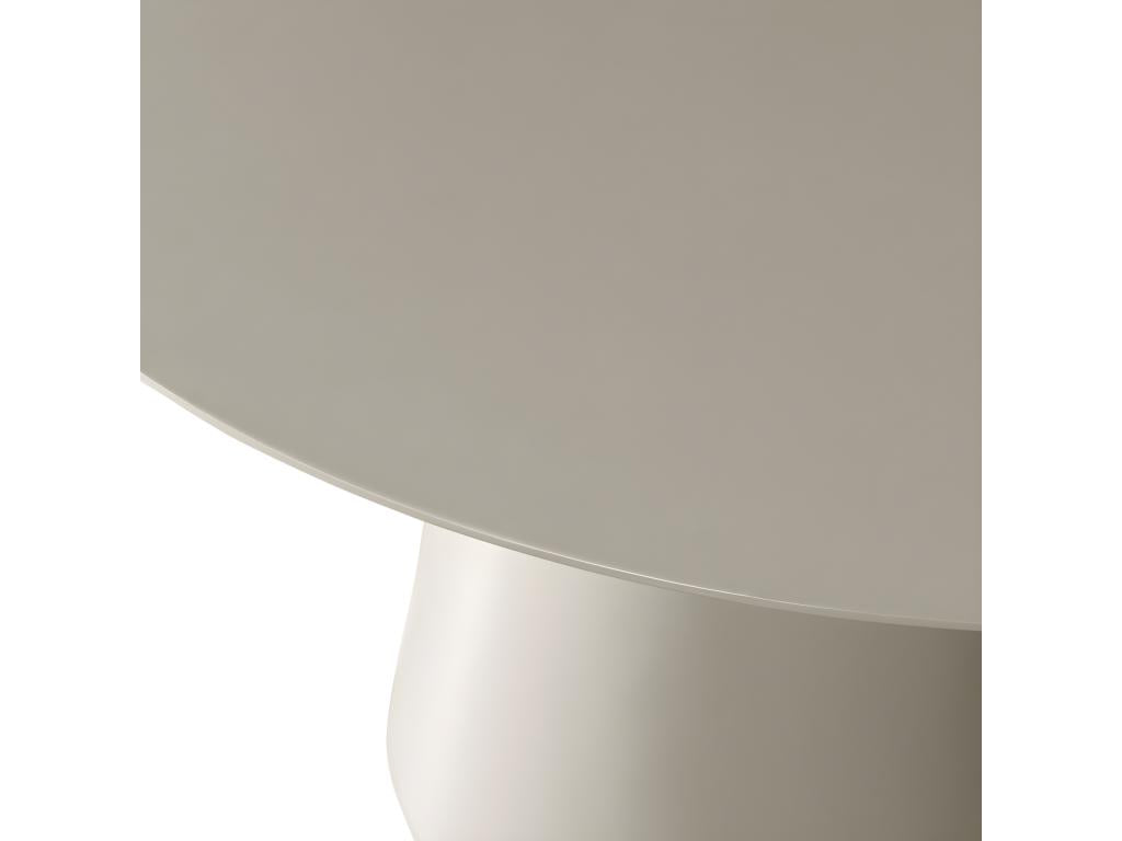 Decohaute - Table à manger 4 personnes ronde en bois - Beige HRUX96132