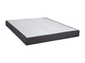 Domopure - Pack Matelas 140x190 Sommier Tapissier Démontable 2x20 Domopure Anthracites Pieds Argent 15cm FYHL94205