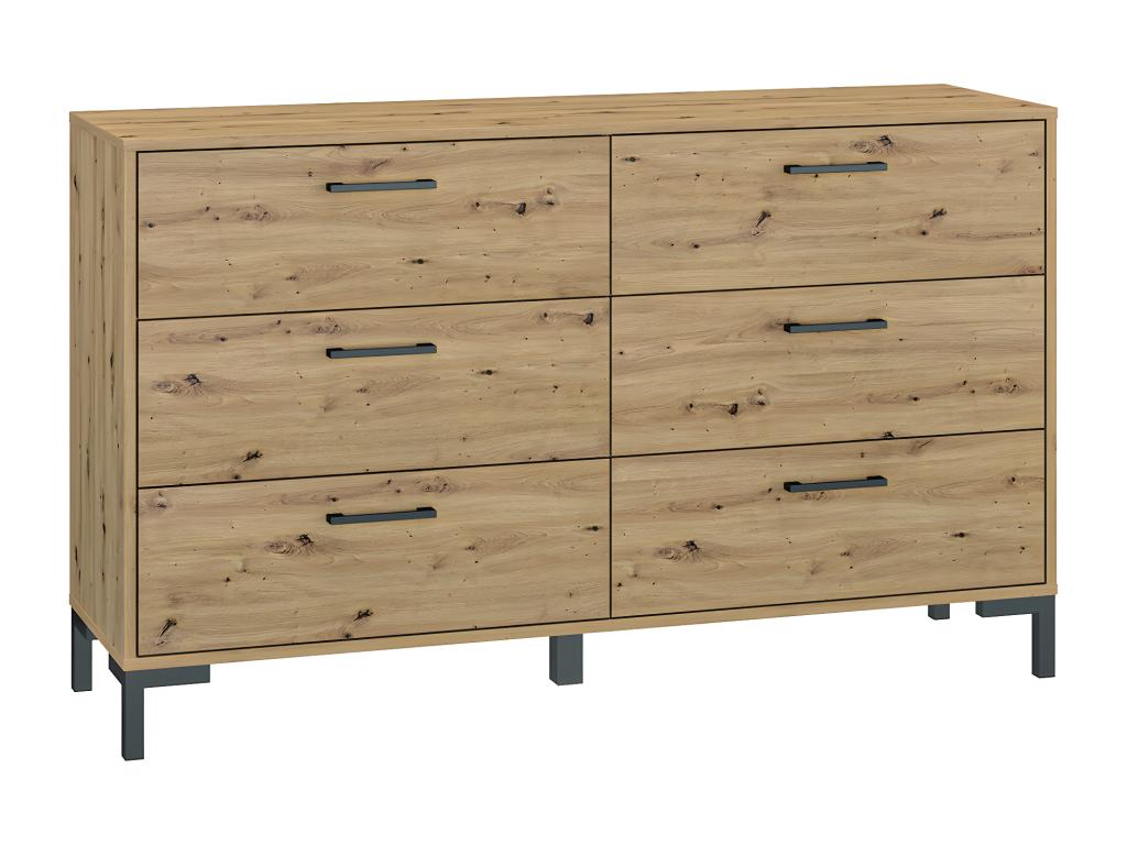 Buffet 6 tiroirs Décohaute Bois MTYJ20582