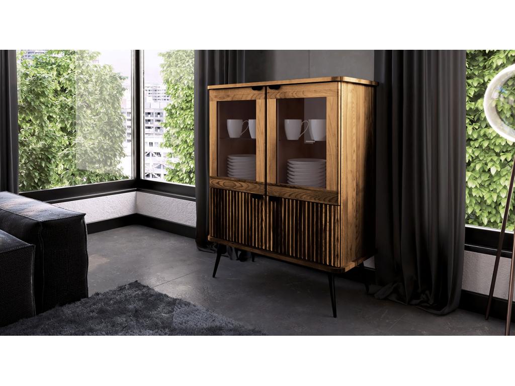 Buffet vaisselier bois hêtre Decohaute 97x46cm ULIT52031