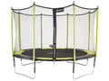 Decohaute - Trampoline de jardin 365 cm filet de sécurité JUMPI Vert/Noir 360 LZFD57272