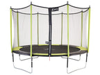 Decohaute - Trampoline de jardin 365 cm filet de sécurité JUMPI Vert/Noir 360 LZFD57272
