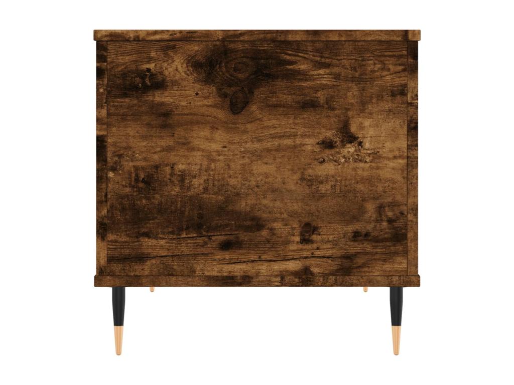 Table basse Chêne fumé 60x44,5x45 Bois d'ingénierie YJRO79759