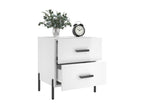 Tables de chevet 2 pcs blanc brillant 40x35x47.5 VVXK76598