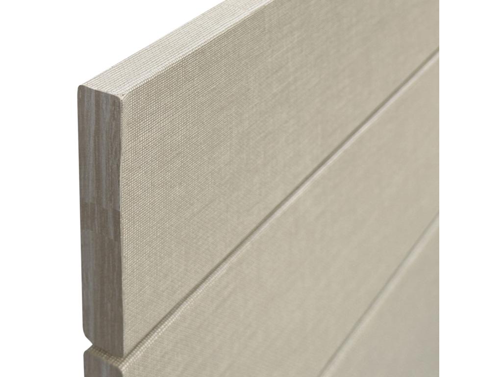 Decohaute Tête de Lit Bois Recyclé Dm Style Palette Horizontale 150x46cm Lits 150/160 - Finition Lin WAAA97999