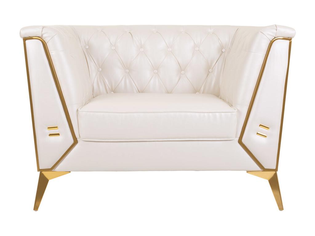 Fauteuil blanc 104x72x75h RHBC31170