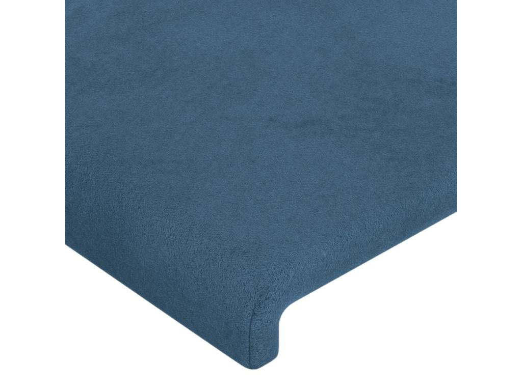 Têtes de lit 4 pcs Bleu foncé 80x5x78/88 cm Velours HXGL27306