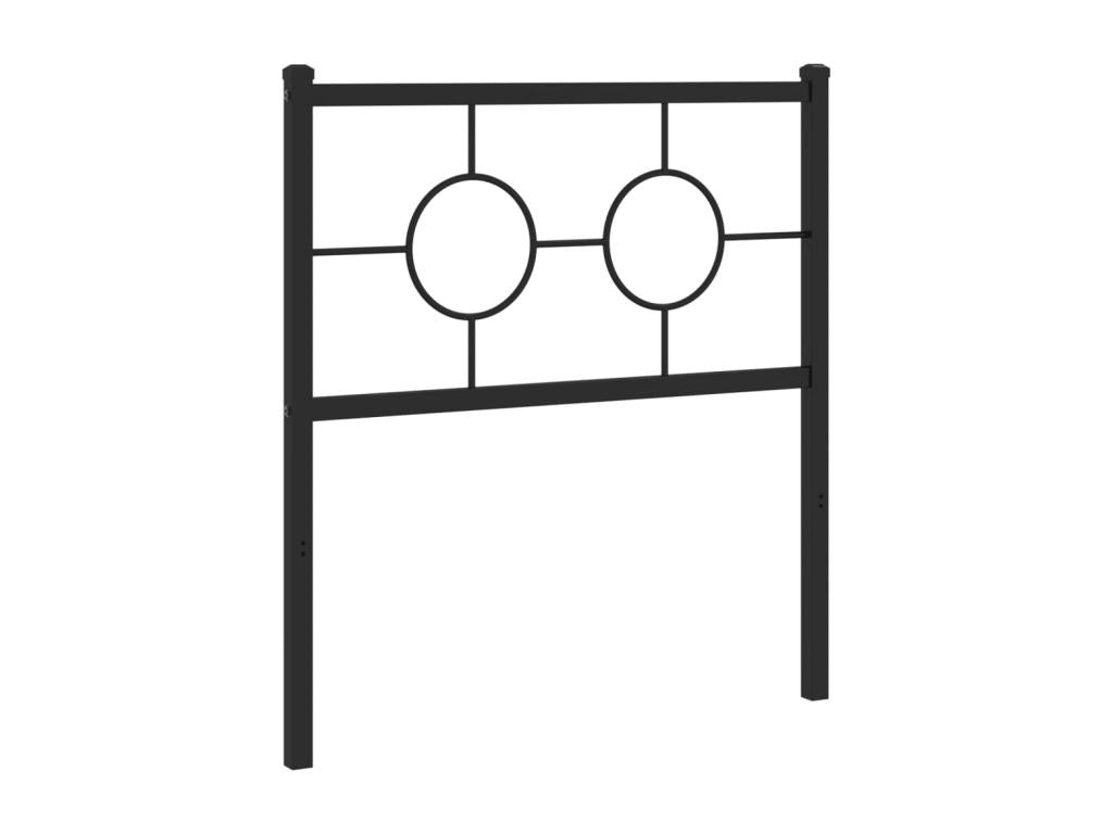 Tête de lit métal noir 75cm RYWA99993