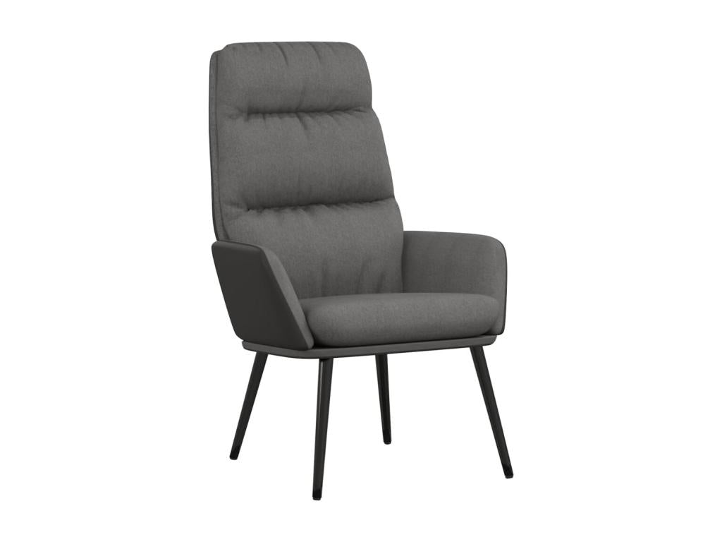 Fauteuil de relaxation Gris clair Tissu KTNO70066