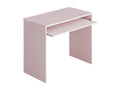 Decohaute Bureau avec étagère Table d'étude pour PC pour bureau ou chambre Table d'étude 90x54h79 cm Rose FJRG35677