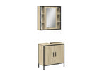 Ensemble de meubles de salle de bain 2 pcs chêne Domopure DETU82769