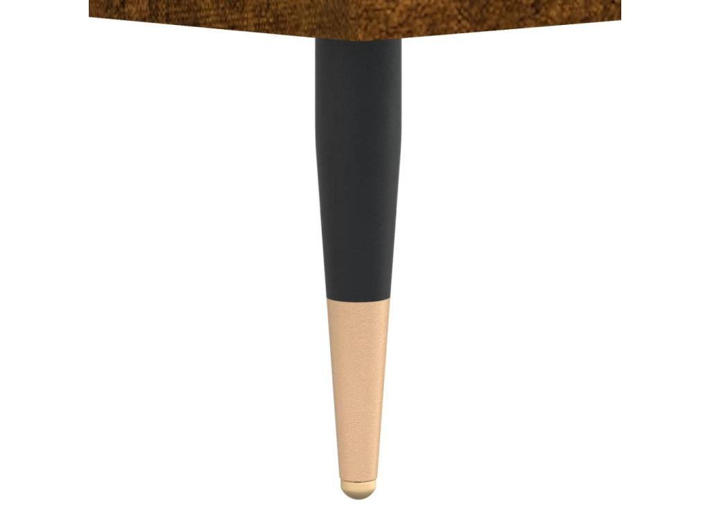 Table basse Chêne fumé 60x44,5x45 Bois d'ingénierie YJRO79759