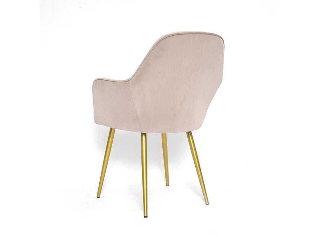 Chaise De Salle À Manger Velours Pied Or Skull - Couleurs - Decohaute UEGY18973