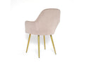 Chaise De Salle À Manger Velours Pied Or Skull - Couleurs - Decohaute UEGY18973