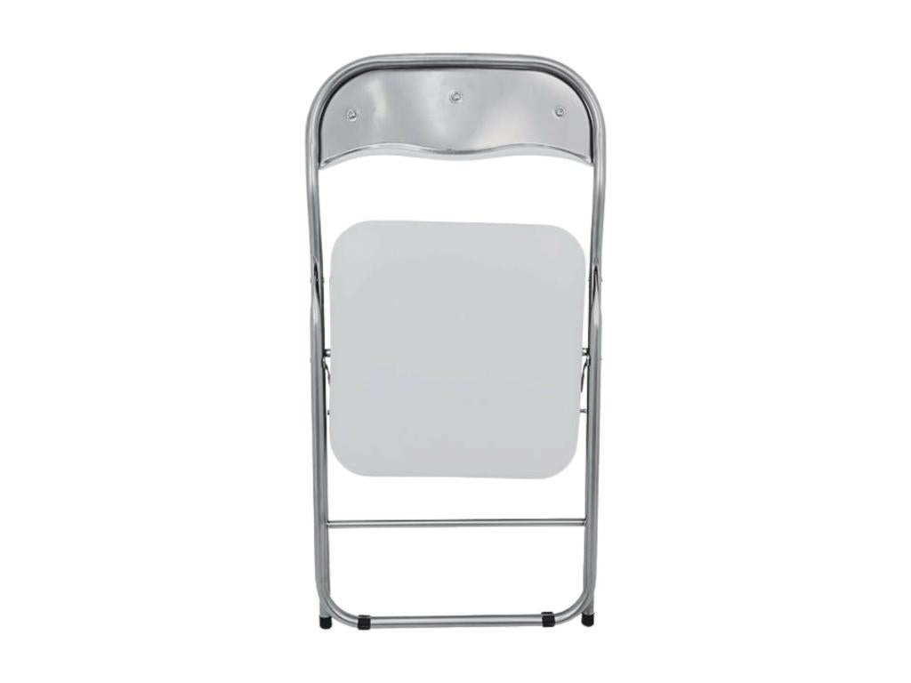 Pack 4 Chaises Pliantes Rembourrées Decohaute 44x46x79cm Blanc 7house QOWB74847