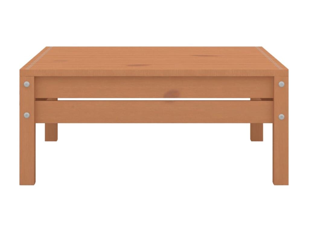 Repose-pied de jardin Marron miel Bois de pin solide SZMD26162