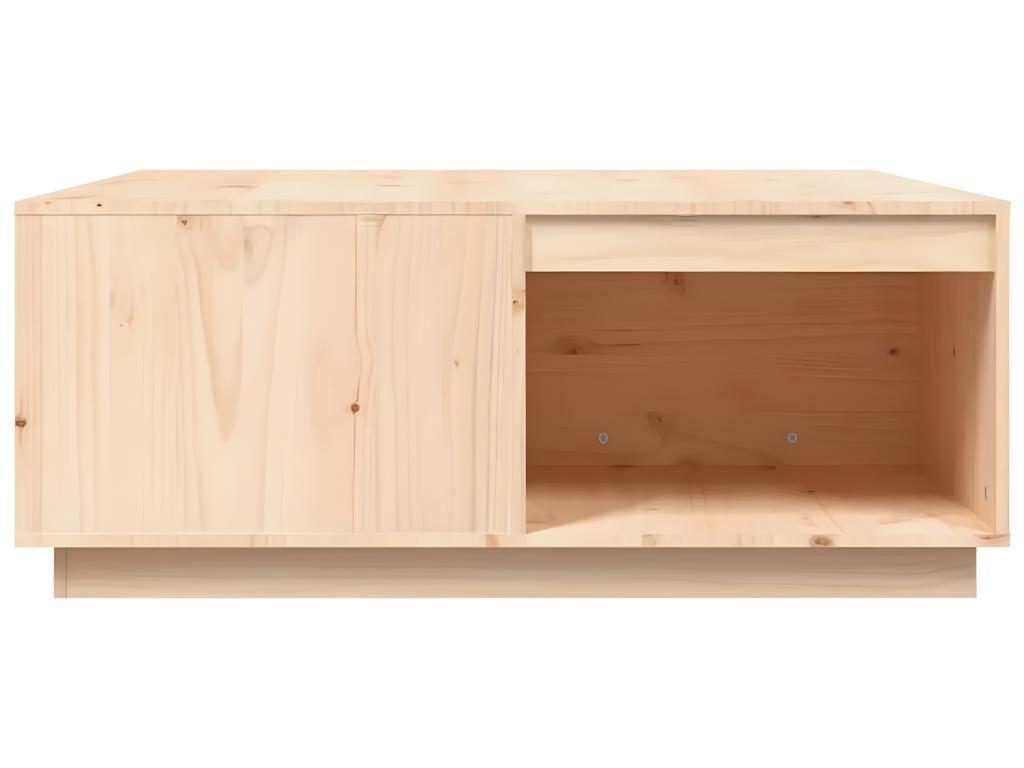 Table basse 100x101x40,5 cm Bois massif de pin FCRS49970