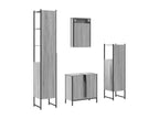 Ensemble de meubles de salle de bain 4 pcs Decohaute gris FFFI17130