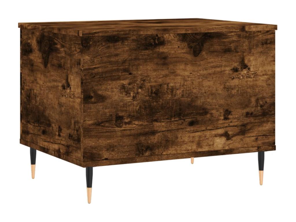 Table basse Chêne fumé 60x44,5x45 Bois d'ingénierie YJRO79759