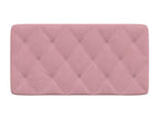 Coussin de tête de lit rose 100cm velours UBXG79857
