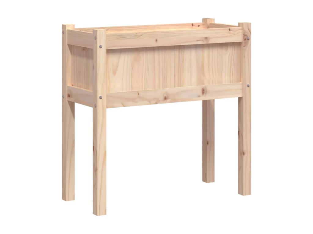 Jardinières 2 pièces avec pieds bois de pin massif HIKR02606