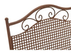 Chaises de jardin - Métal / Fer galvanisé - Marron antique - Decohaute CZRN30533
