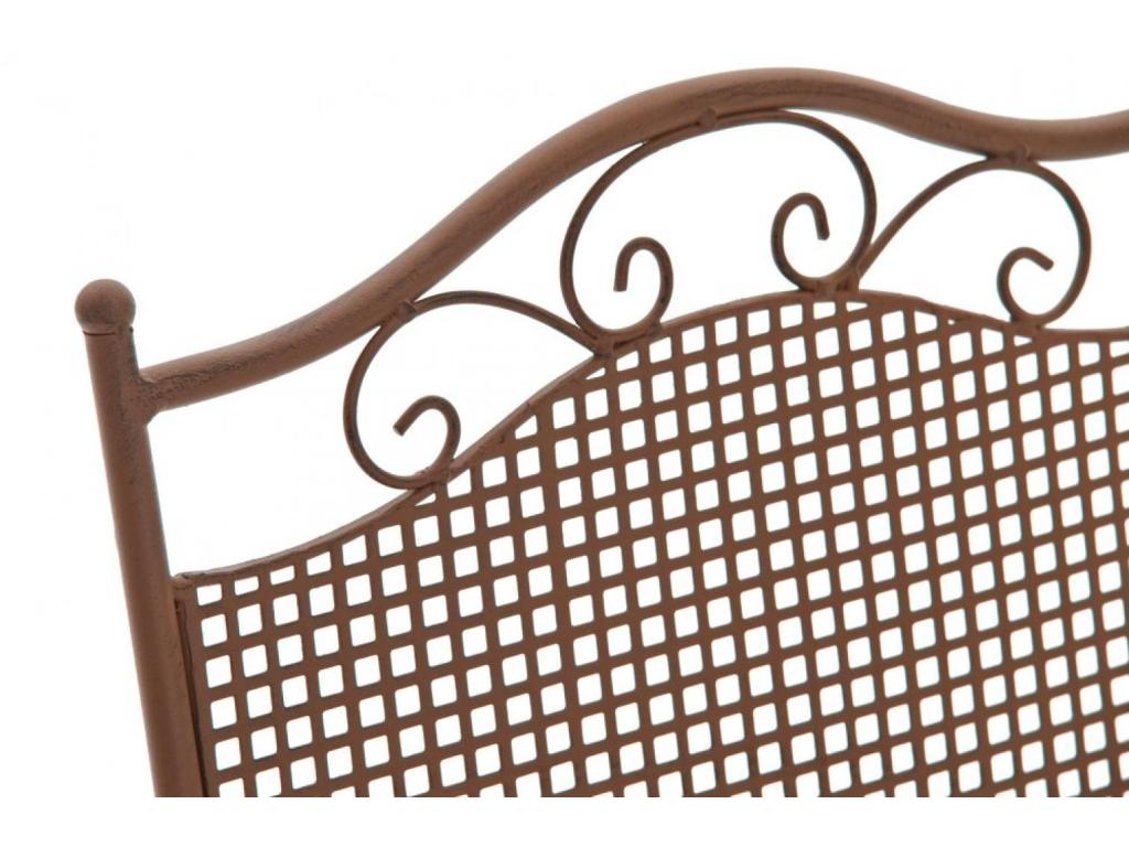 Chaises de jardin - Métal / Fer galvanisé - Marron antique - Decohaute CZRN30533